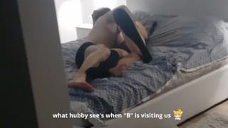 Romantic Date between Wife and her Bull, in our Bedroom