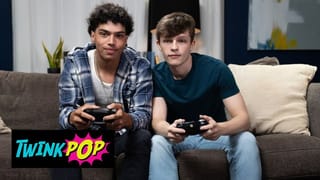TWINKPOP - Jake Preston & Alex Myers Play a Video Game before they Play with Each's other Dicks - Pornhub Gay