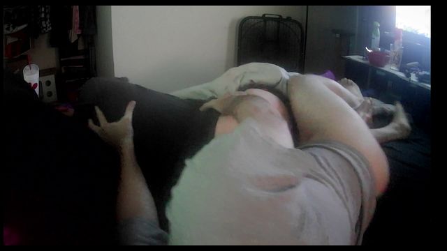 Neighbors Hot Amateur MILF Hotwife Waits in my Bed for Quickie Spooning