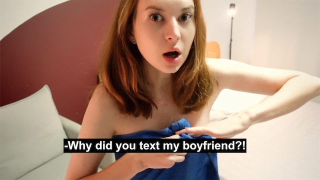 I Accidentally saw more on her Phone than I Needed.