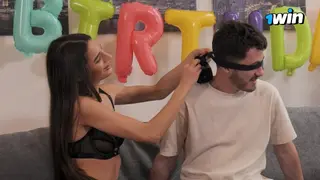 My Girlfriend gives me the Gift of a Birthday Fuck with her and her Friends - 3 on 1