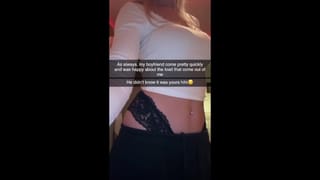 Cheerleader Snaps next to best Friend Snapchat