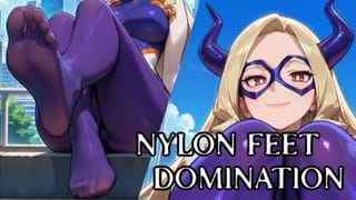 [my Hero Academia] Mt. Lady Dominates you under her Giant Nylon Feet (giantess, Femdom, Feet, JOI)