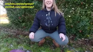 Public Park Fuck Me, Cum on Me, Piss on Me, Wet myself