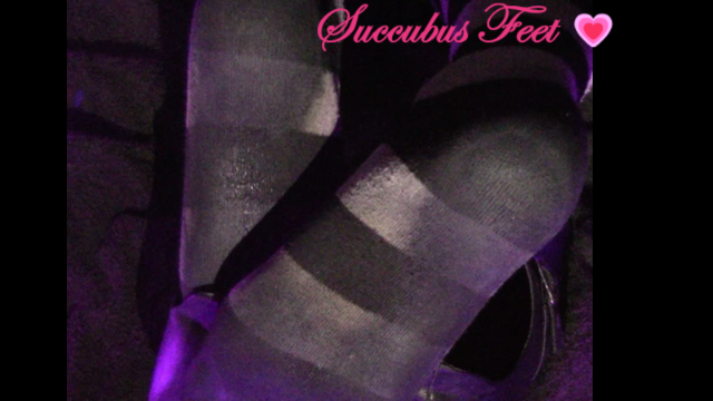Succubus Feet and her VERY Dirty Socks (Shoe Removal Witch Heels)
