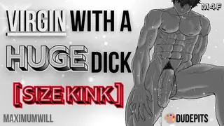 Virgin Man with HUGE DICK Dates you and Dicks you - [ Shy Size Kink ]