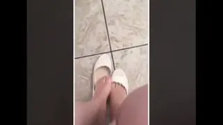 @tici_feet IG Ticii_feet Dangling White Shoes - Shoe 2 (preview)