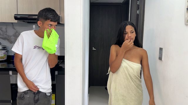 Mi little Indian Stepsister Surprises me Masturbating in her Panties, Asks me to Fuck her in Exchange for not saying anything to our Stepparents