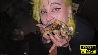 First I Walk around like a Lady and then I Eat Real Garbage like a Pig