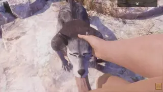 Rasha Furry Wolf Girl Fucks Big Guy