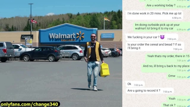 WALMART EMPLOYEE Gets Picked up AFTER WORK and Nutted in me - Pornhub Gay