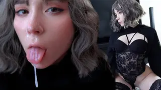 Cutie Sucks Big Dick Classmate Deeply, Fucks in different Poses and Gets a Facial