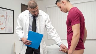Doctor Tapes - Hunk Doctor Marco Napoli Helps his Latino Patient keep his Erection Longer - Pornhub Gay