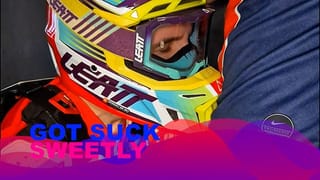 I Sucked my Boyfriend off Sweetly while Wearing his Moto Gear - Pornhub Gay