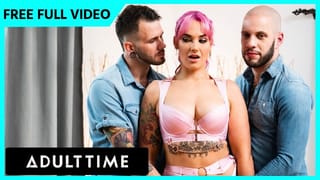 Full Video - ADULT TIME - Siri Dahl's FIRST BISEXUAL MMF THREESOME With Wolf Hudson & Johnny Hill! FULL SCENE!