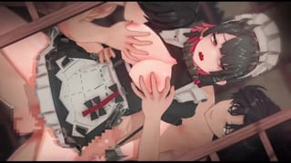 【zenless Zone zero Ellen Joe #02】gangbang 3D Hentai Animation.(Fingering,handjob,blowjob,sex)