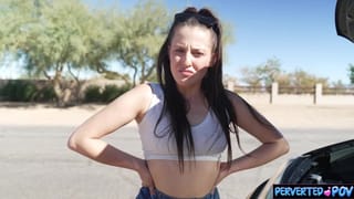 Stranded Driver Gets Picked up for Sex