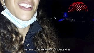 Fucking in the Planetarium of Buenos Aires. they Discover Us!