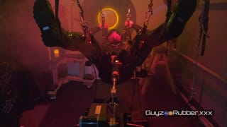Spirits in the Playroom Sees a Rubber Guy in Solo Action with a Fucking and Sucking Machines - Pornhub Gay