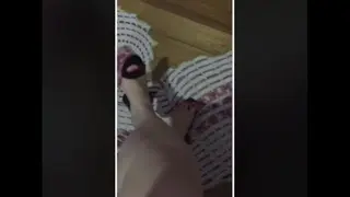 Tici_feet Tici Feet @tici_feet Dangling Black Sandal, Top View (preview)