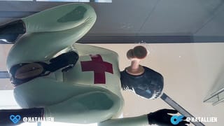 Creamy PussyFuck in Latex Catsuit - your Stepsis Natallien