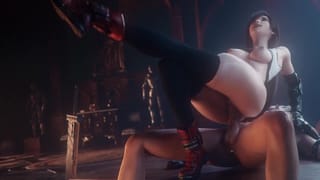 Tifa Gets Fucked Hard Moaning like a Bitch