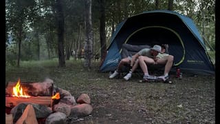 Sucking his Mushroom Head while Camping - Pornhub Gay
