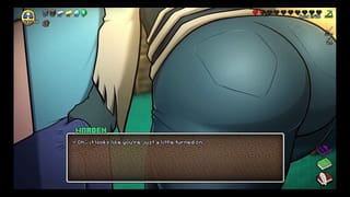 Hornycraft – Warden Hentai Scenes (Part 1) – Dialogue & Special Moments