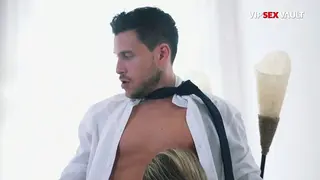 Slim Blonde Gets her Ass Eaten and Toyed in Doggy before the Real Fun