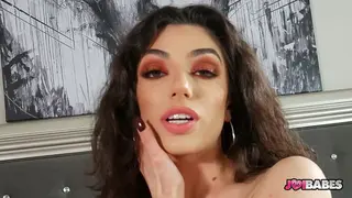 Big Tits Darcie Dolce gives JOI after being Caught by Stepbrother