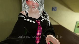 POV trying not to get Caught Facesitting Upstairs with Naughty Student