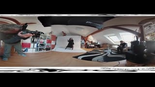 Teressa Bizare Noir 001 - Backstage before Masturbation 3DVR 360 UP-DOWN