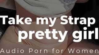 Lesbian ASMR AUDIO PORN | take my Strap like a Good Girl | Strangers to Lovers ASMR WLW