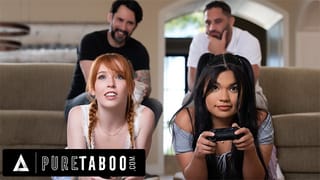 PURE TABOO Unhappily Married DILFs Grow Strong Desire for Stepdaughters Madi Collins & Summer Col