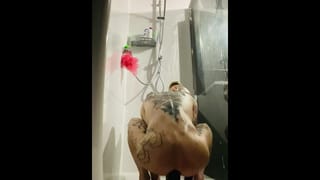 Slim Tattooed Femboy Naughty Anal Play Shower - Pornhub Gay