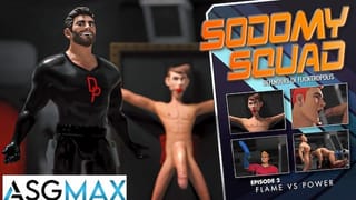 Sodomy Squad - Gay Superhero Battle Fucks Evil Stepbrother to Save Fucktropolis - Pornhub Gay