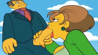 EDNA SUCKING SEYMOUR'S COCK SIMPSONS PORN