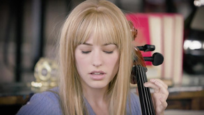 Nerdy rich blonde Riley Nixon fucks black cello professor