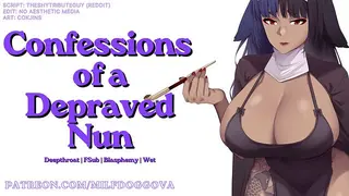 Hot Nun Seduces you with Cock Worship
