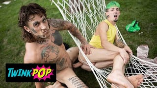 Twink Pop - Slim Cute Guy Charly Willinsky Gets Surprised by Muscular Bo Sinn's Massive Cock - Pornhub Gay