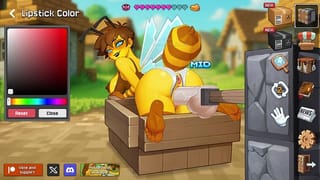Sexy Furry Girl Bee in Steve's Boat and Gets Plunged
