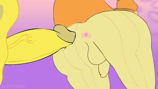 Spongebob FUCKS SANDY CHEEKS! Sandy Turns into a Fish! Animation