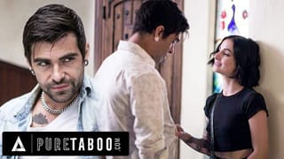 PURE TABOO Seduced Barista Stevie Moon Accepts Anal Sex from Handsome but Rude Customer she just Met