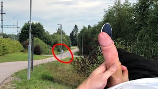 Train Station Dick Flashing. Amateur Exhibitionist Jerk-off | Johann Wood