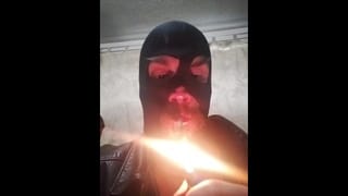 Ski Mask Smoke Wearing Black Leather Coat - Pornhub Gay