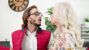 Morgan Taylor seduced shy nerd Lucas Frost