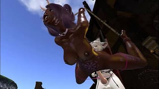 Femboy is Tied up and Fucked Hard by a Horny Furry, Moaning as he's used like a Toy.
