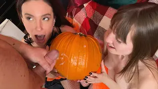 Kate Quinn & Mary Frost - FFM Threesome for Halloween