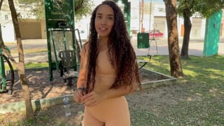 Big Ass Slut Fucks with two Strangers in Downtown Monterrey