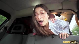 Fake Taxi Natural Italian Dressed as Schoolgirl